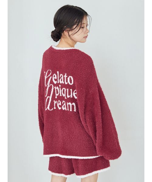 gelato pique（ジェラートピケ） パジャマ ルームウェア ラメフェザー