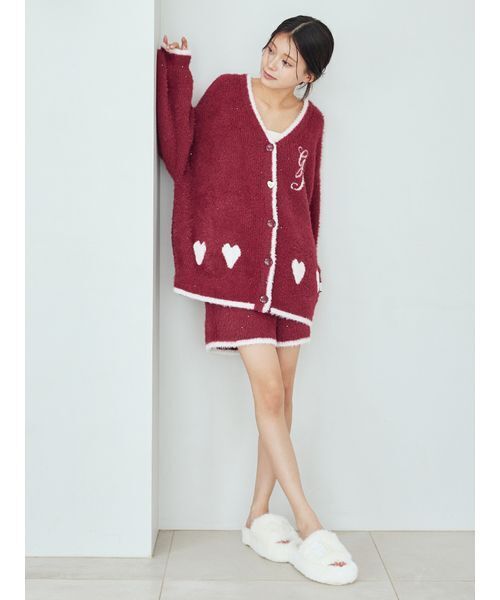 gelato pique（ジェラートピケ） パジャマ ルームウェア ラメフェザー