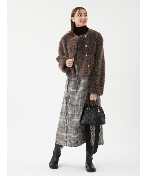 Mila Owen（ミラオーウェン） ボストンバッグ キルティングボストン