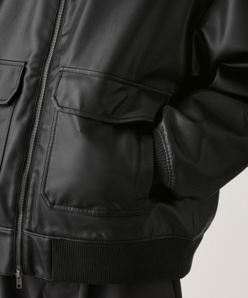 「MONO-MART」 ブルゾン S ブラック メンズ_画像3