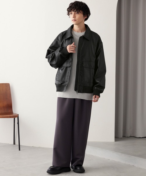 「MONO-MART」 ブルゾン S ブラック メンズ_画像4