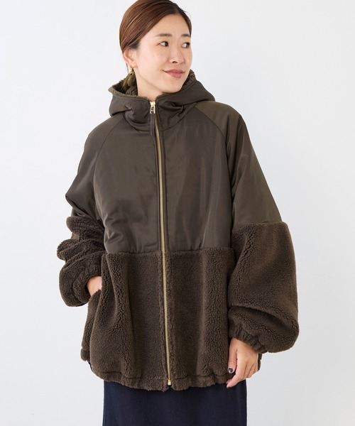 【新品】MICA&DEAL ❤️ マイカアンドディール ドッキングブルゾン MICA&DEAL（マイカアンドディール） ブルゾン アウター ボアドッキング