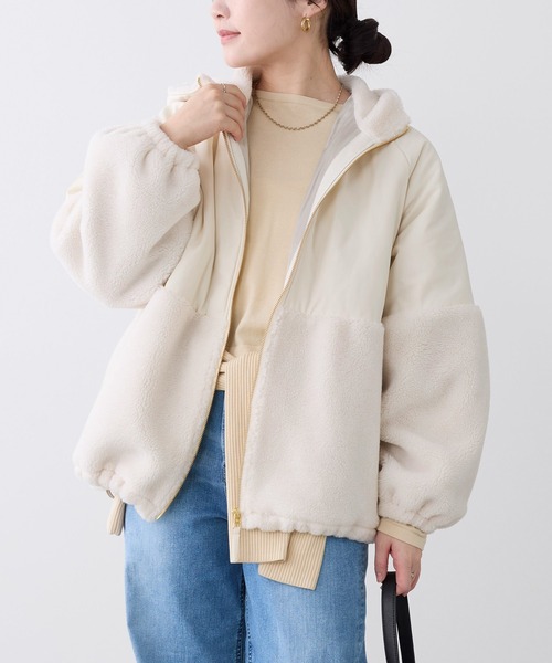 MICA&DEAL（マイカアンドディール） ブルゾン アウター ボアドッキング