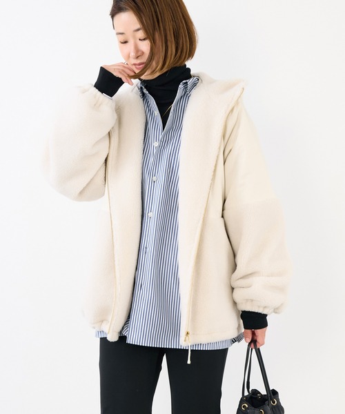 【新品】MICA&DEAL ❤️ マイカアンドディール ドッキングブルゾン MICA&DEAL（マイカアンドディール） ブルゾン アウター ボアドッキング