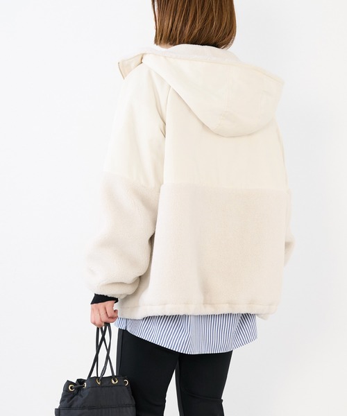 MICA&DEAL（マイカアンドディール） ブルゾン アウター ボアドッキング