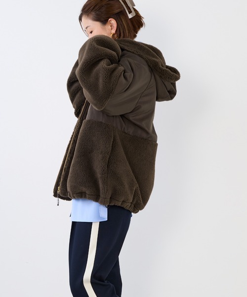 MICA&DEAL（マイカアンドディール） ブルゾン アウター ボアドッキング