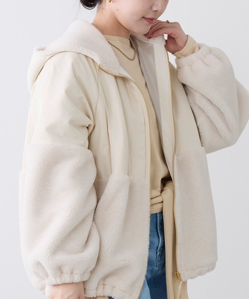 MICA&DEAL（マイカアンドディール） ブルゾン アウター ボアドッキング