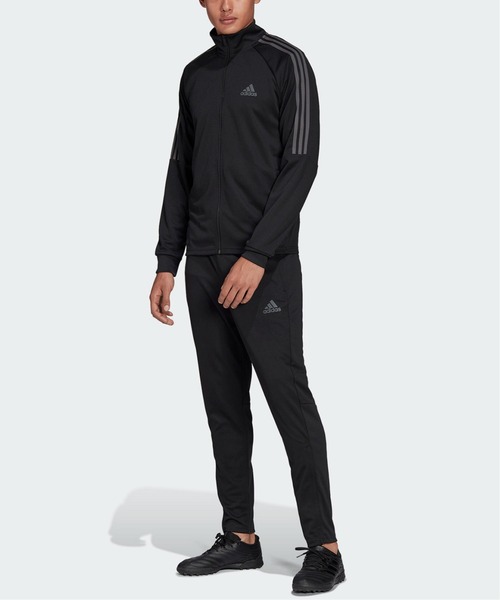 adidas（アディダス） セットアップジャージ SMALL ブラック系その他
