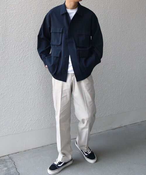 SHIPS any 「SHIPS any」 チノパンツ MEDIUM ネイビー メンズ