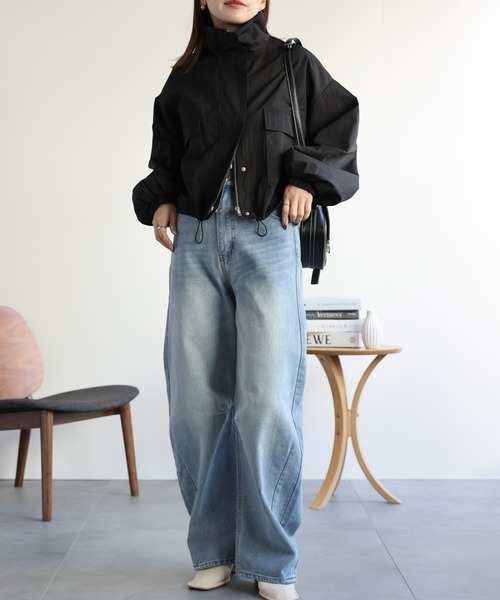 「ap retro」 ブルゾン FREE ブラウン レディース_画像6