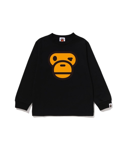 A BATHING APE（アベイシングエイプ） tシャツ WINKING MILO FACE LS