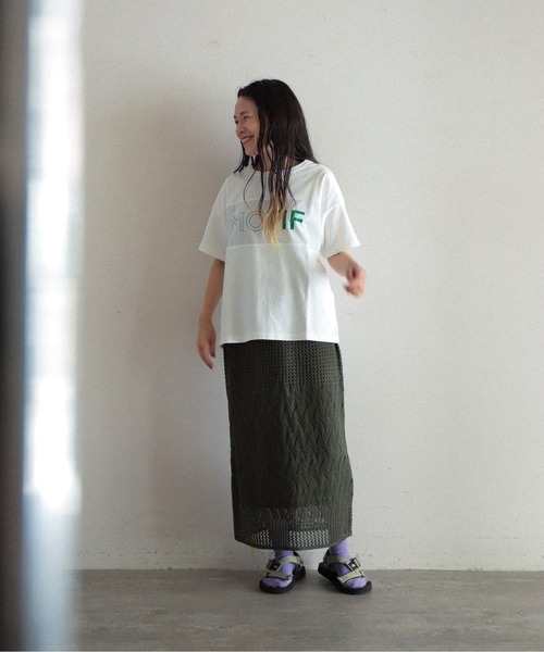 「FIL DE FER」 半袖Tシャツ FREE ホワイト レディース_画像6