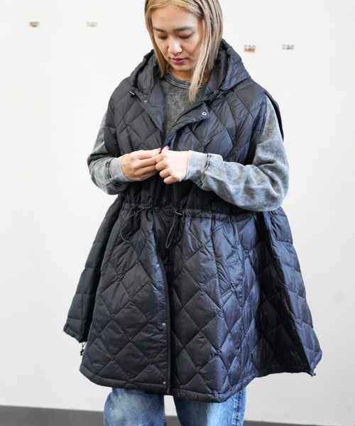 TAION（タイオン） ダウンコート ダウンジャケット CITY DOWN CAPE