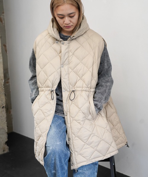 TAION（タイオン） ダウンコート ダウンジャケット CITY DOWN CAPE