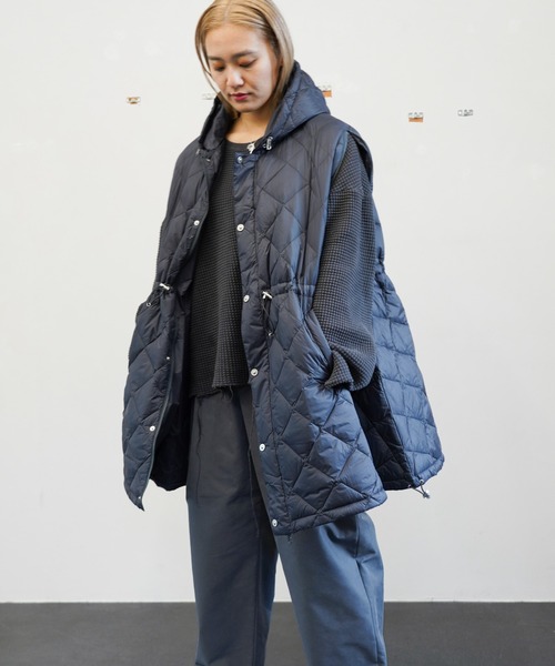 TAION（タイオン） ダウンコート ダウンジャケット CITY DOWN CAPE