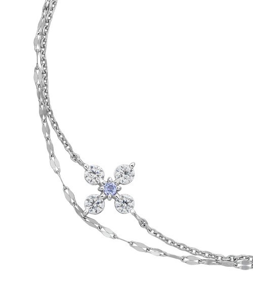 4℃ ブレスレット 12月誕生日石 Canal4℃（カナルヨンドシー） ブレスレット 「12月誕生石」シルバー