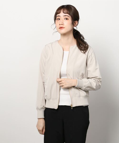 「B:MING by BEAMS」 ブルゾン MEDIUM ベージュ レディース_画像4