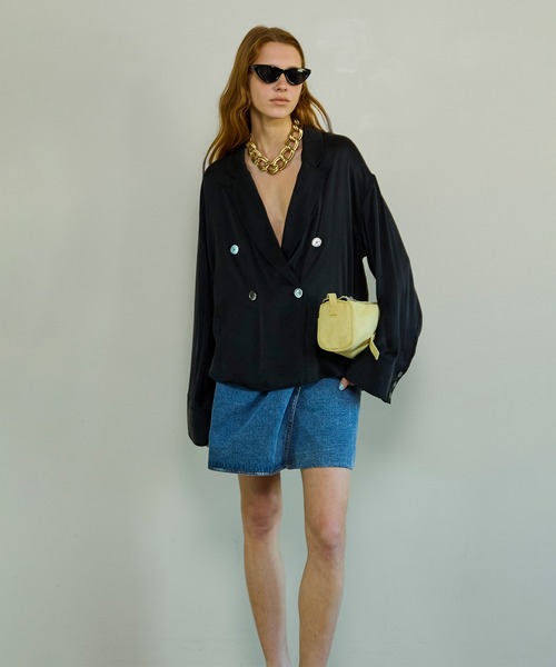 MAISON SPECIAL（メゾンスペシャル） デニムスカート Drape Denim