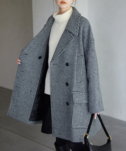 SLOBE IENA（スローブイエナ） ピーコート 36 ネイビー レディース