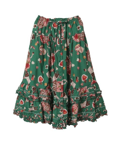 TEDDY'S MEMORIESスカート　PINKHOUSE　ピンクハウス PINK HOUSE（ピンクハウス） スカート スウィートメモリーズプリント