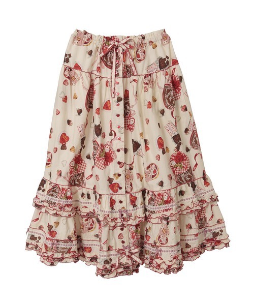 PINK HOUSE（ピンクハウス） スカート スウィートメモリーズプリント
