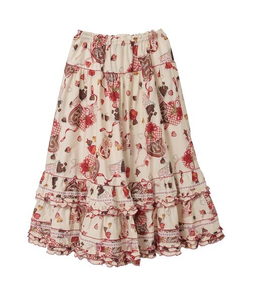 PINK HOUSE（ピンクハウス） スカート スウィートメモリーズプリント