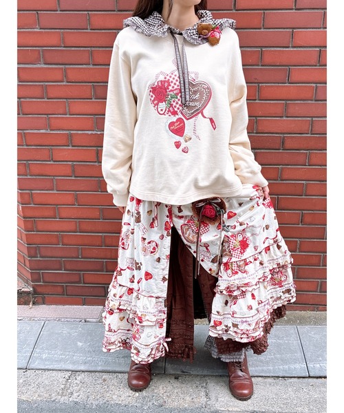 PINK HOUSE（ピンクハウス） スカート スウィートメモリーズプリント