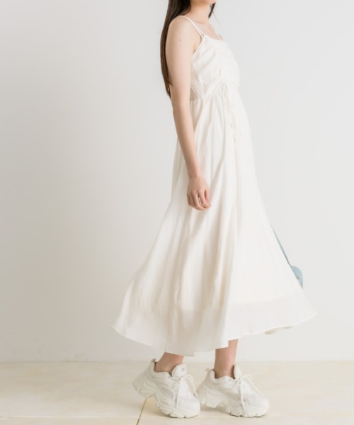 「OLIVE des OLIVE」 キャミソールワンピース FREE ブラック系その他 レディース_画像2