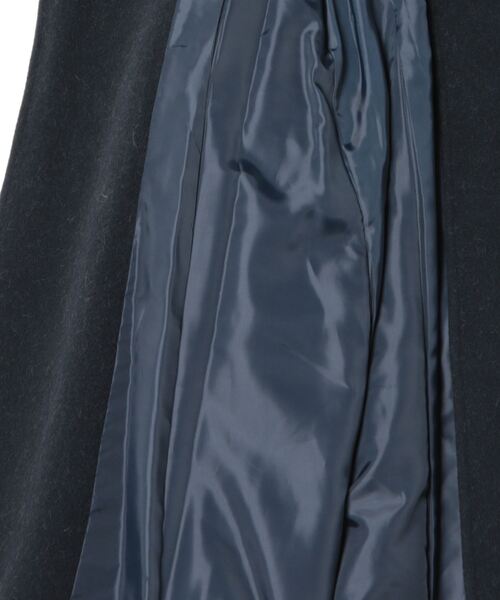 「AIMER」 ノーカラーコート MEDIUM ライトグレー レディース_画像3