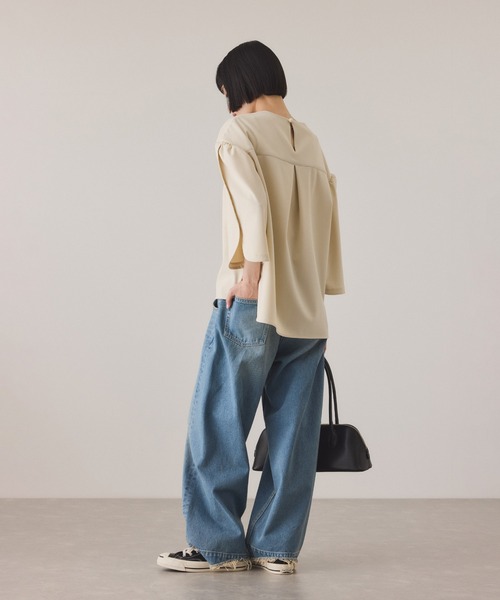 新品未使用　アダムエロペ　トップス　結婚式　パーティ　入学式 ADAM ET ROPE'（アダムエロペ） ブラウス シャツ 入学式 入園式 卒業式