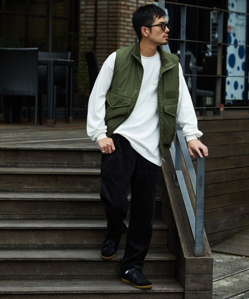 「GUNG HO」 コーデュロイパンツ LARGE オフホワイト メンズ_画像7