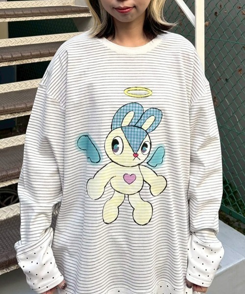 Candy Stripper（キャンディーストリッパー） tシャツ ANGEL BUNNY