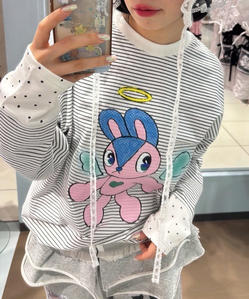 Candy Stripper（キャンディーストリッパー） tシャツ ANGEL BUNNY