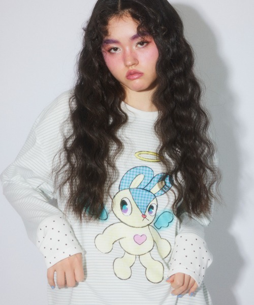 Candy Stripper（キャンディーストリッパー） tシャツ ANGEL BUNNY
