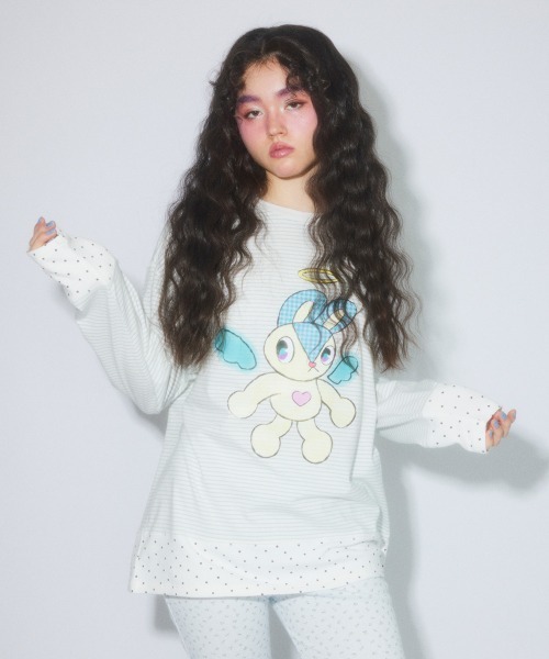 Candy Stripper（キャンディーストリッパー） tシャツ ANGEL BUNNY