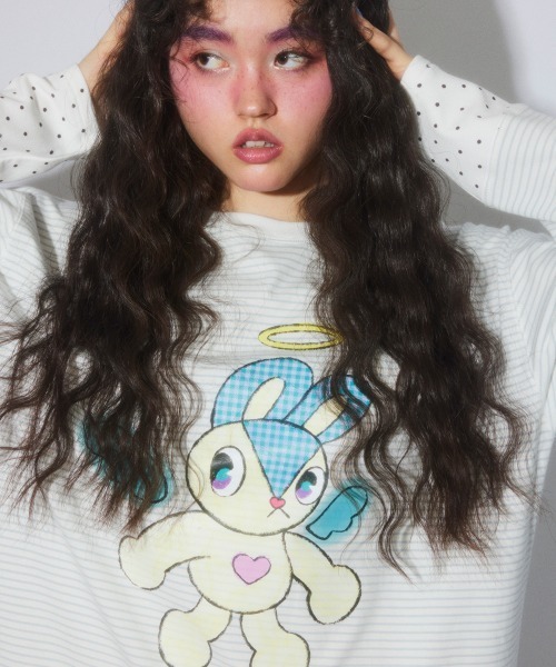 Candy Stripper（キャンディーストリッパー） tシャツ ANGEL BUNNY
