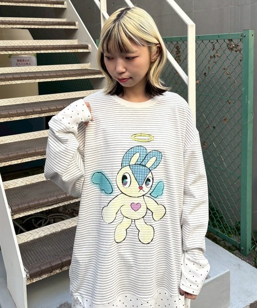 Candy Stripper（キャンディーストリッパー） tシャツ ANGEL BUNNY