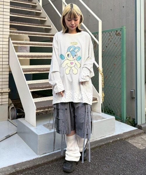 Candy Stripper（キャンディーストリッパー） tシャツ ANGEL BUNNY