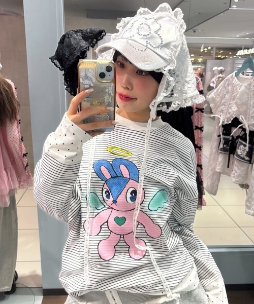 Candy Stripper（キャンディーストリッパー） tシャツ ANGEL BUNNY