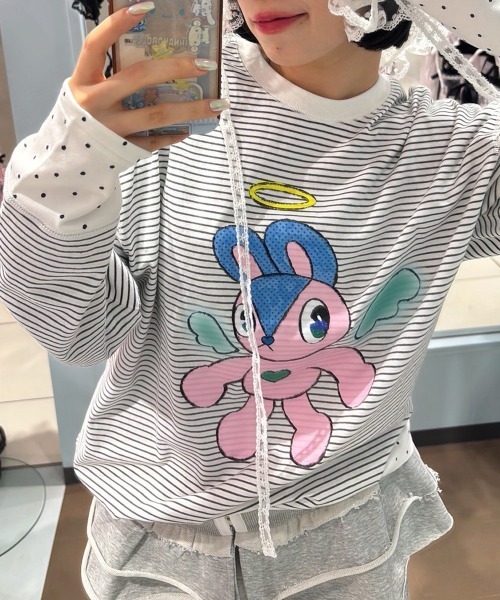 Candy Stripper（キャンディーストリッパー） tシャツ ANGEL BUNNY 