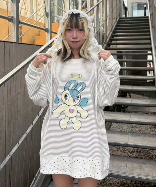 Candy Stripper（キャンディーストリッパー） tシャツ ANGEL BUNNY