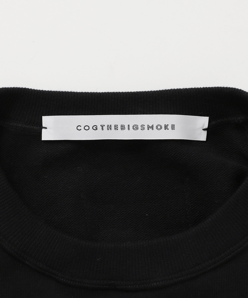 トレーナー+スウェット cogthebigsmoke NAOMI STINGRAY TOP black COGTHEBIGSMOKE（コグ ザ ビッグスモーク） トレーナー スウェット COG