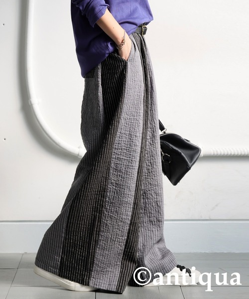 アンティ出品 antiqua（アンティカ） イージーパンツ M/L グレー メンズ : ZOZOTOWN