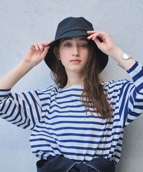 【新品タグ付】UNITED ARROWS ペーパーハット ネイビー UV 40% UNITED ARROWS（ユナイテッドアローズ） 帽子 ハット ナチュラルライク