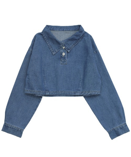 「select MOCA」 長袖シャツ FREE ブラック レディース_画像8