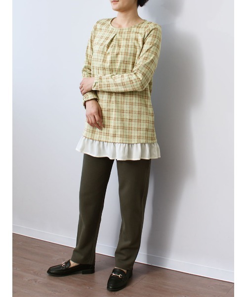 「MB mint breeze」 イージーパンツ 5L ネイビー レディース_画像6