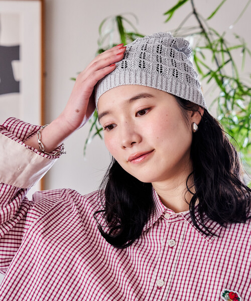 FREAK'S STORE（フリークスストア） ニット帽 ニットキャップ かぎ編み