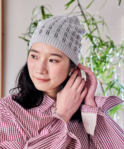 FREAK'S STORE(フリークスストア) ニット帽 ニットキャップ かぎ編み FREAK'S STORE(フリークスストア) ニット帽 ニットキャップ かぎ編み