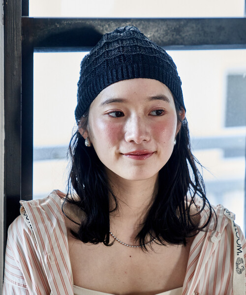 FREAK'S STORE（フリークスストア） ニット帽 ニットキャップ かぎ編み