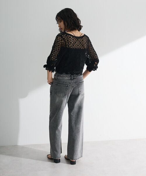 「Sugar spoon」 カーディガン FREE グレイッシュベージュ レディース_画像6